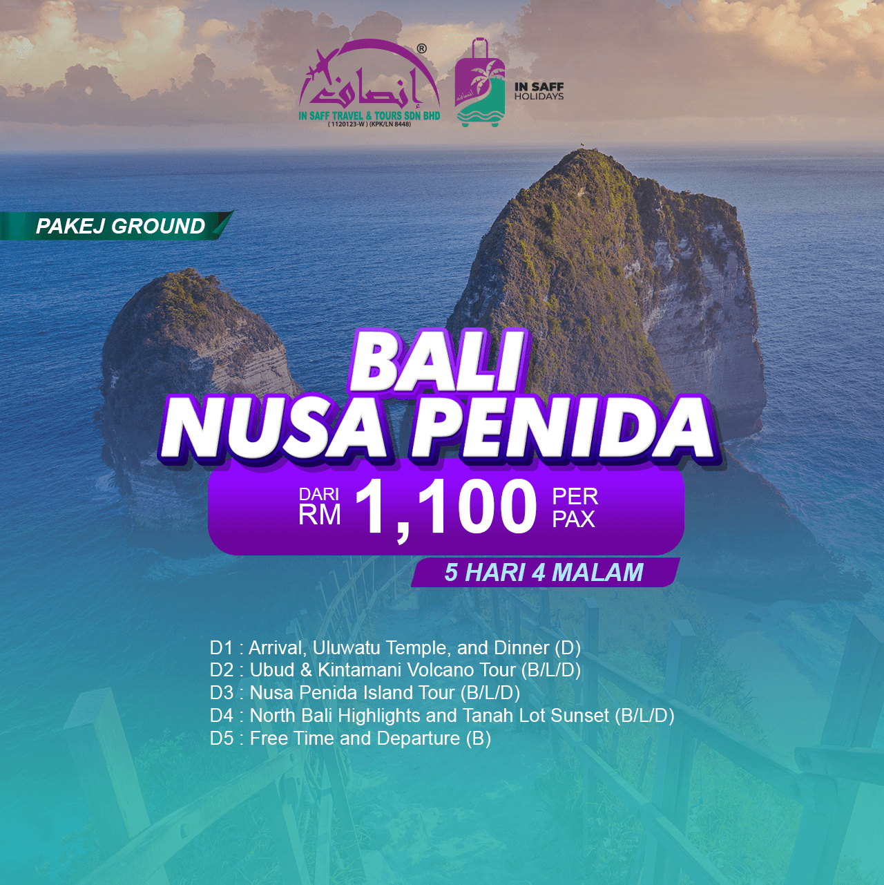 Bali Nusa Penida 5 Hari 4 Malam