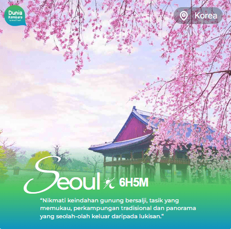Korea β Seoul Standart (6 Hari 4 Malam)