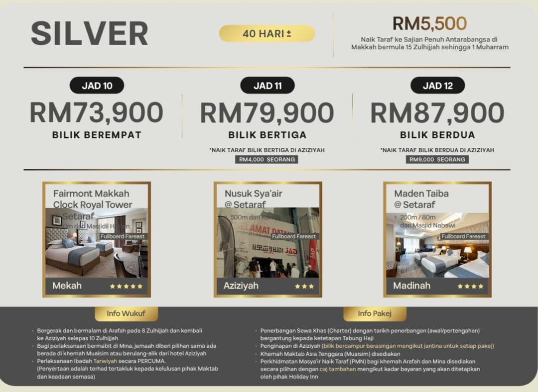 PAKEJ HAJI SILVER