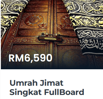 PAKEJ JIMAT SINGKAT FULLBOARD 9H7M-(13-21 JAN & 27 JAN-4 FEB) 2026